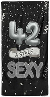 IMPAR Osuška Stále sexy – černá - 42 let - Bath Towel