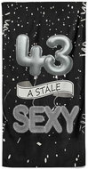 IMPAR Osuška Stále sexy – černá - 43 let - Bath Towel