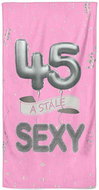 IMPAR Osuška Stále sexy – růžová - 45 let - Bath Towel