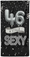 IMPAR Osuška Stále sexy – černá - 46 let - Bath Towel