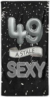 IMPAR Osuška Stále sexy – černá - 49 let - Bath Towel