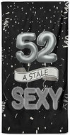IMPAR Osuška Stále sexy – černá - 52 let - Bath Towel