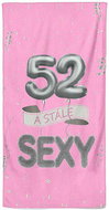 IMPAR Osuška Stále sexy – růžová - 52 let - Bath Towel