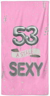 IMPAR Osuška Stále sexy – růžová - 53 let - Bath Towel