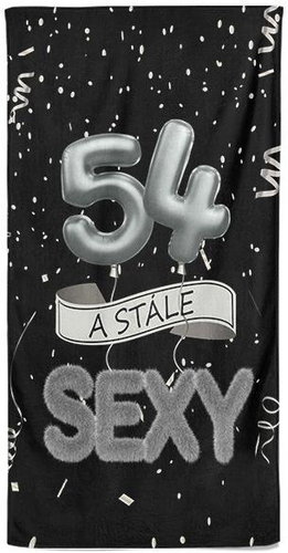 IMPAR Osuška Stále sexy – černá - 54 let - Bath Towel - Main image