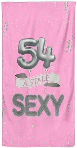 IMPAR Osuška Stále sexy – růžová - 54 let - Bath Towel - Main image