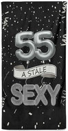 IMPAR Osuška Stále sexy – černá - 55 let - Bath Towel