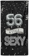 IMPAR Osuška Stále sexy – černá - 56 let - Bath Towel