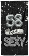 IMPAR Osuška Stále sexy – černá - 58 let - Bath Towel