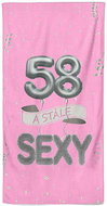 IMPAR Osuška Stále sexy – růžová - 58 let - Bath Towel