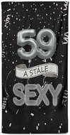 IMPAR Osuška Stále sexy – černá - 59 let - Bath Towel