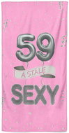 IMPAR Osuška Stále sexy – růžová - 59 let - Bath Towel