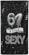 IMPAR Osuška Stále sexy – černá - 61 let - Bath Towel