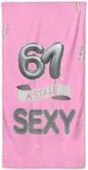 IMPAR Osuška Stále sexy – růžová - 61 let - Bath Towel