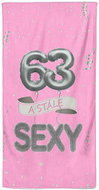 IMPAR Osuška Stále sexy – růžová - 63 let - Bath Towel