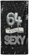 IMPAR Osuška Stále sexy – černá - 64 let - Bath Towel