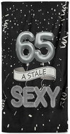 IMPAR Osuška Stále sexy – černá - 65 let - Bath Towel