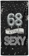 IMPAR Osuška Stále sexy – černá - 68 let - Bath Towel