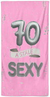 IMPAR Osuška Stále sexy – růžová - 70 let - Bath Towel