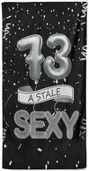 IMPAR Osuška Stále sexy – černá - 73 let - Bath Towel