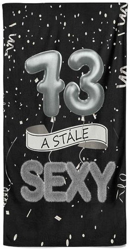 IMPAR Osuška Stále sexy – černá - 73 let - Bath Towel - Main image