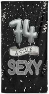 IMPAR Osuška Stále sexy – černá - 74 let - Bath Towel