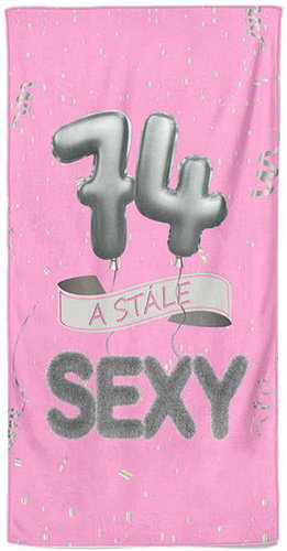 IMPAR Osuška Stále sexy – růžová - 74 let - Bath Towel - Main image