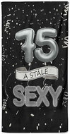 IMPAR Osuška Stále sexy – černá - 75 let - Bath Towel