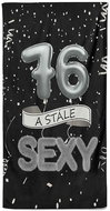 IMPAR Osuška Stále sexy – černá - 76 let - Bath Towel