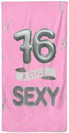 IMPAR Osuška Stále sexy – růžová - 76 let - Bath Towel