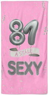 IMPAR Osuška Stále sexy – růžová - 81 let - Bath Towel