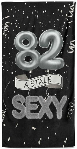 IMPAR Osuška Stále sexy – černá - 82 let - Bath Towel - Main image
