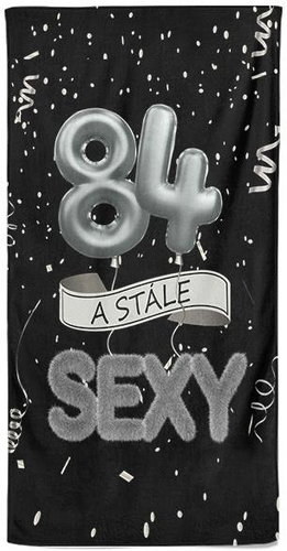 IMPAR Osuška Stále sexy – černá - 84 let - Bath Towel - Main image