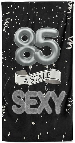 IMPAR Osuška Stále sexy – černá - 85 let - Bath Towel - Main image