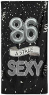 IMPAR Osuška Stále sexy – černá - 86 let - Bath Towel