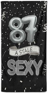IMPAR Osuška Stále sexy – černá - 87 let - Bath Towel