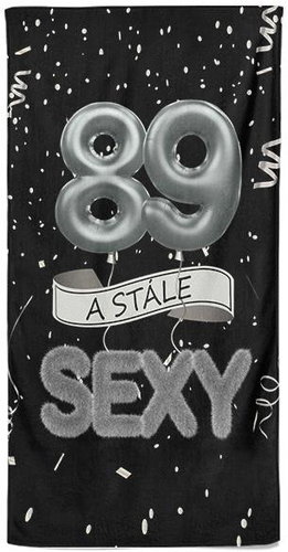 IMPAR Osuška Stále sexy – černá - 89 let - Bath Towel - Main image