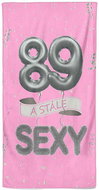 IMPAR Osuška Stále sexy – růžová - 89 let - Bath Towel
