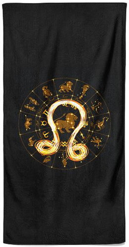 IMPAR Osuška symbol Znamení Lev (23.7. - 22.8.) - Bath Towel - Main image