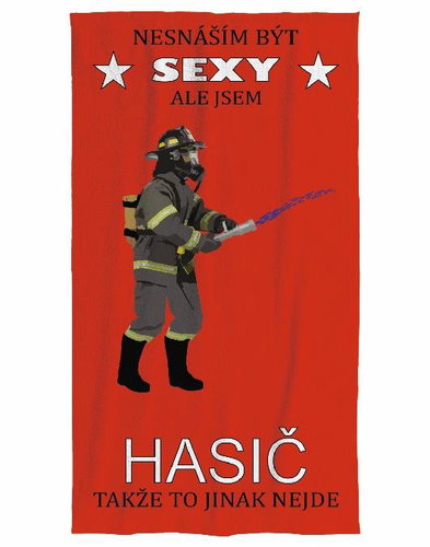 IMPAR Osuška Sexy hasič - Bath Towel - Main image