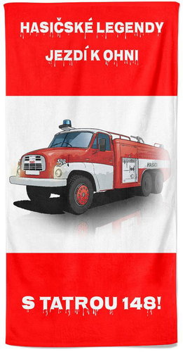 IMPAR Osuška Hasičské legendy – Tatra 148 - Bath Towel - Main image