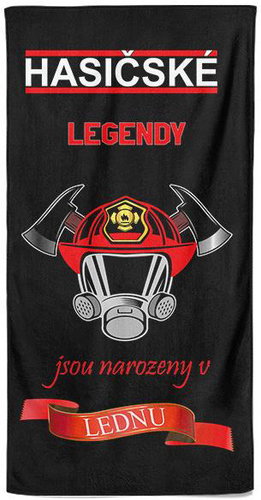IMPAR Osuška Hasičské legendy - Leden - Bath Towel - Main image