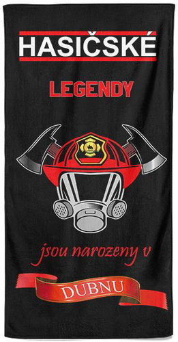 IMPAR Osuška Hasičské legendy - Duben - Bath Towel - Main image