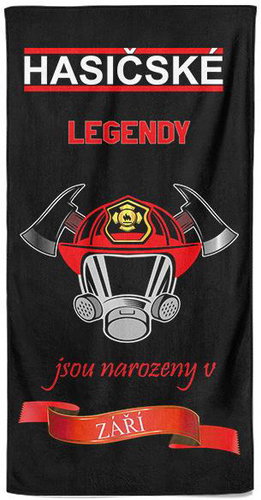 IMPAR Osuška Hasičské legendy - Září - Bath Towel - Main image