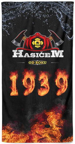 IMPAR Osuška Hasičem od roku 1939 - Bath Towel - Main image