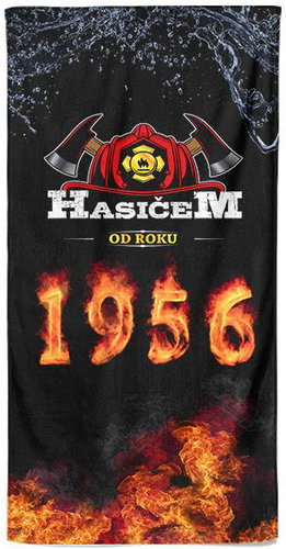 IMPAR Osuška Hasičem od roku 1956 - Bath Towel - Main image