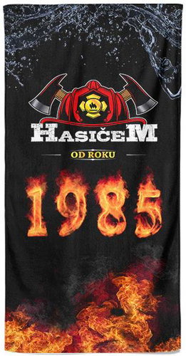 IMPAR Osuška Hasičem od roku 1985 - Bath Towel - Main image