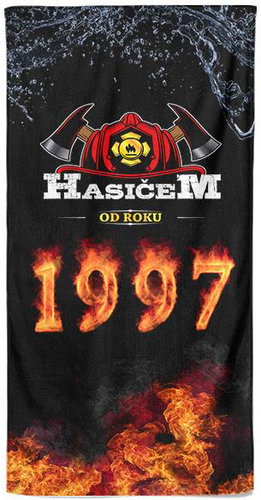 IMPAR Osuška Hasičem od roku 1997 - Bath Towel - Main image