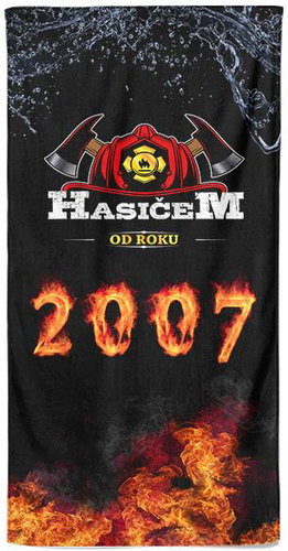 IMPAR Osuška Hasičem od roku 2007 - Bath Towel - Main image