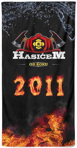 IMPAR Osuška Hasičem od roku 2011 - Bath Towel - Main image